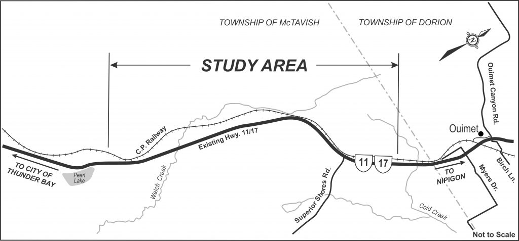 Map showing study area